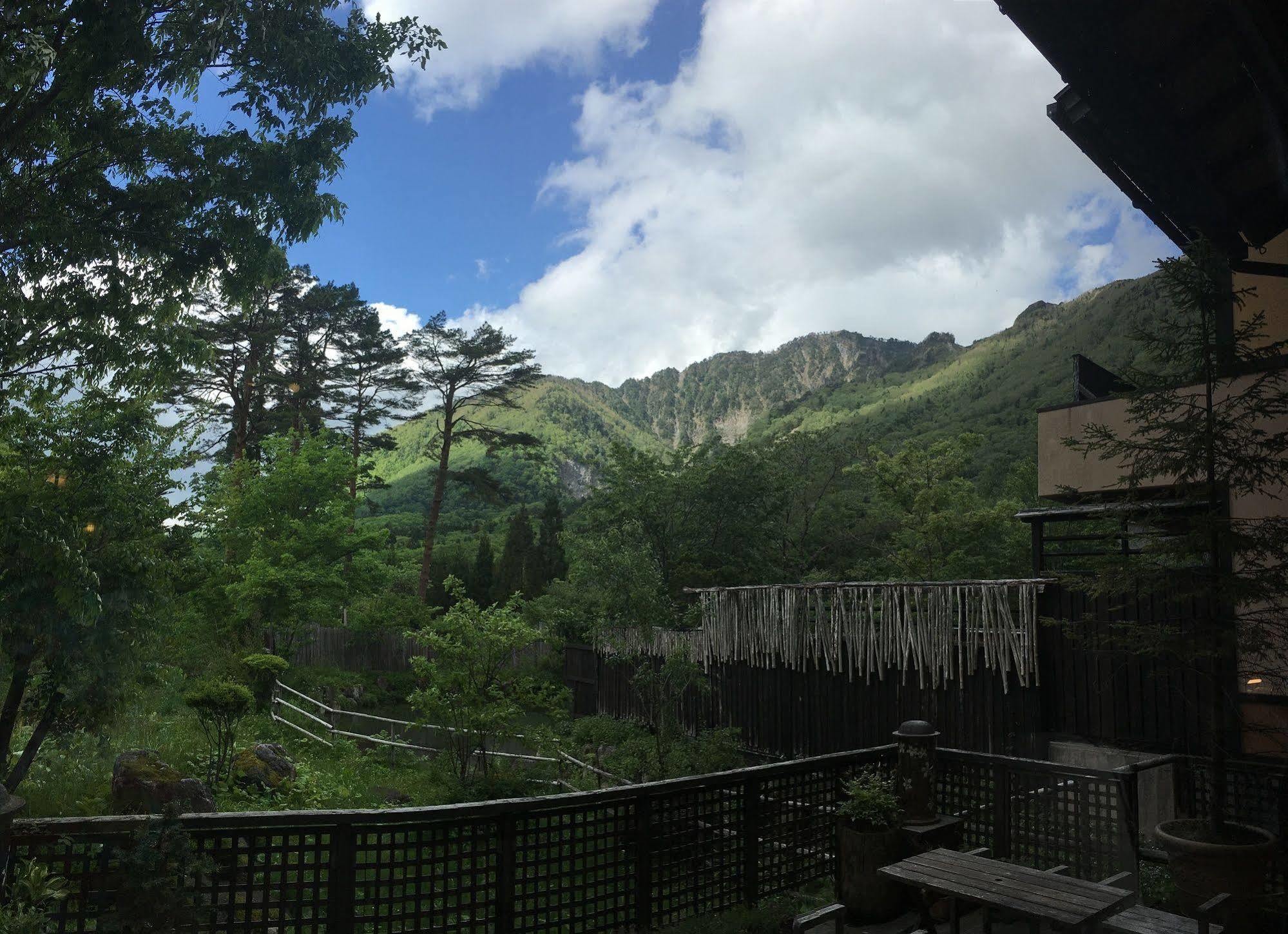 Miyama Ouan Kyoritsu Resort Takayama  Bagian luar foto View of Mount Takami from the Takami Lodge